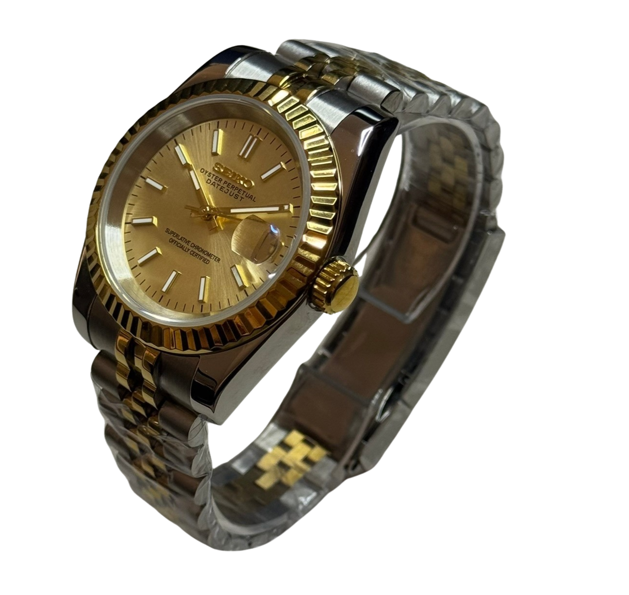 Seiko Datejust- Two Tone Gold