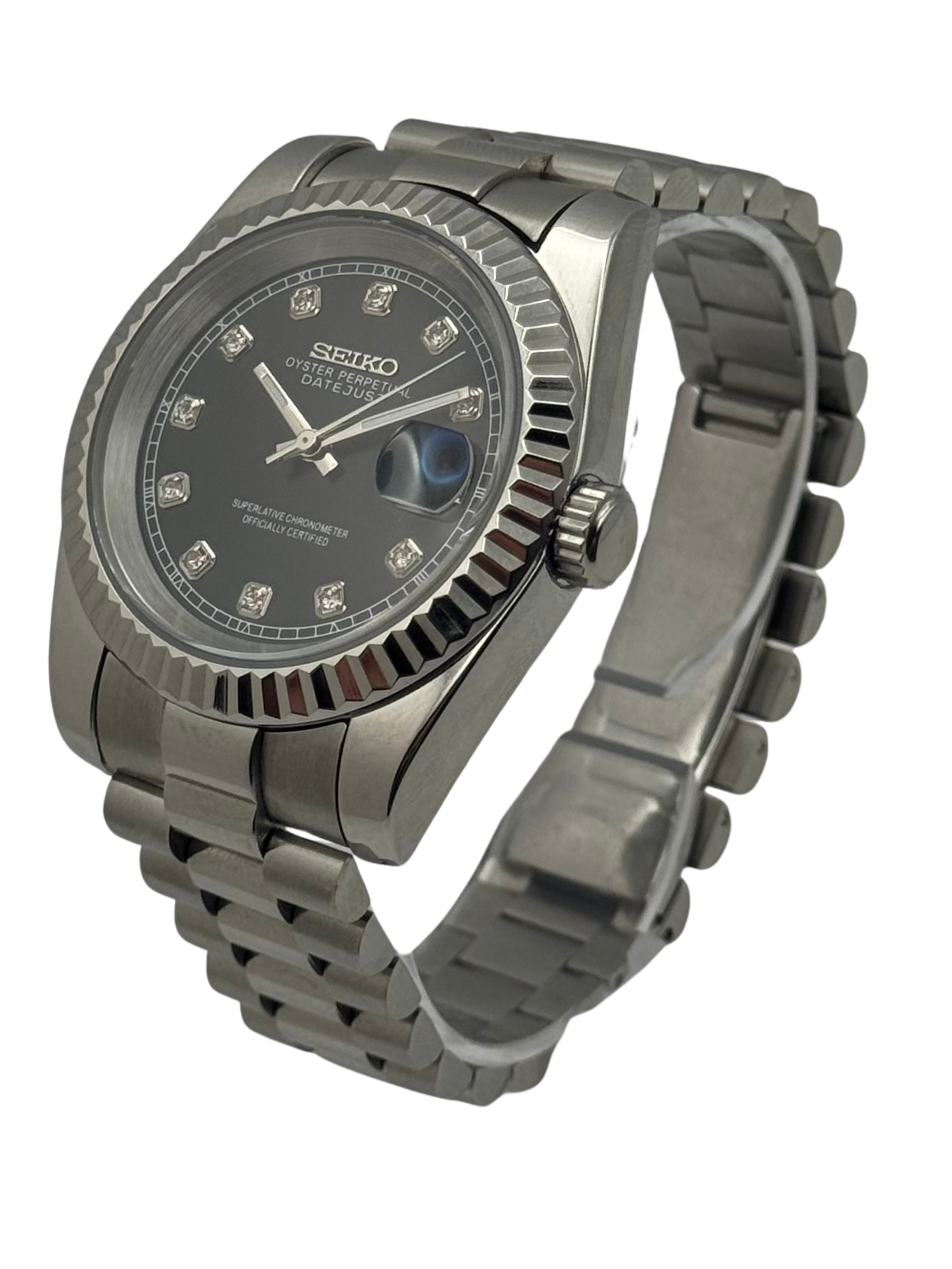 Seiko Datejust - Black Diamond