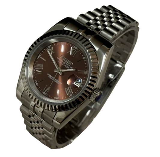 Seiko Datejust- Burgundy
