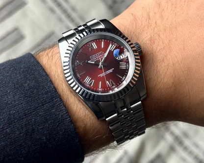 Seiko Datejust- Burgundy