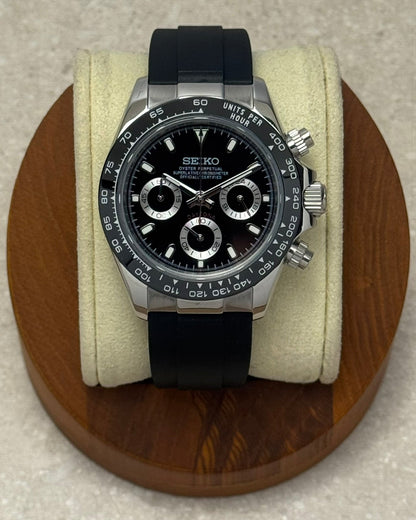 Seiko Daytona - Black w/Strap