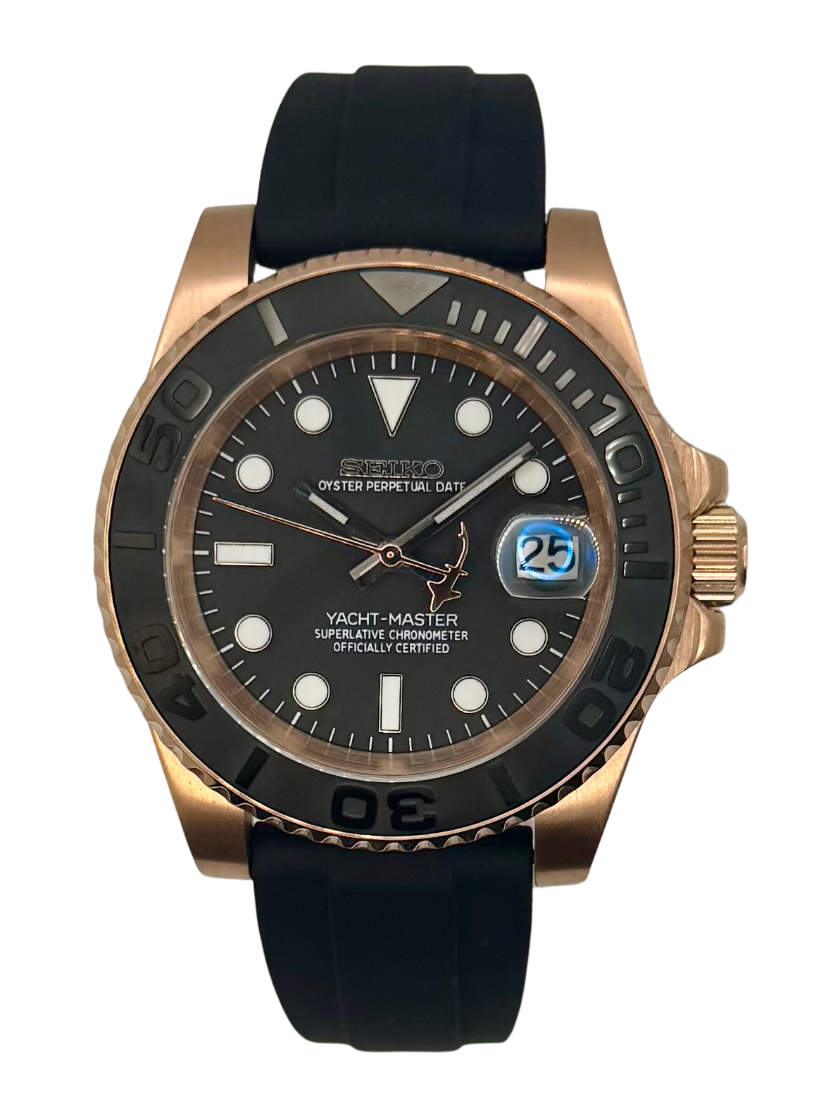 Seiko Yachtmaster- Rose Gold Shark