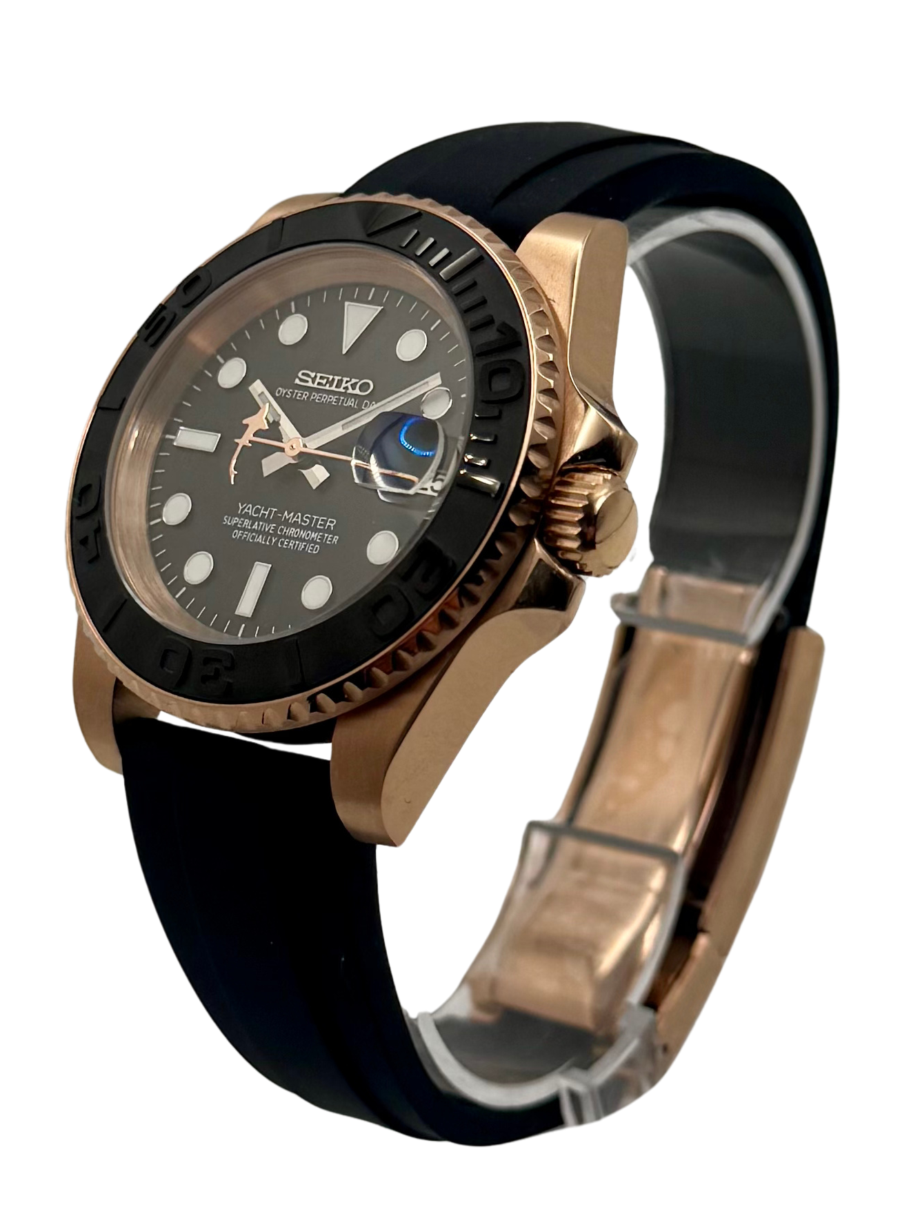 Seiko Yachtmaster- Rose Gold Shark