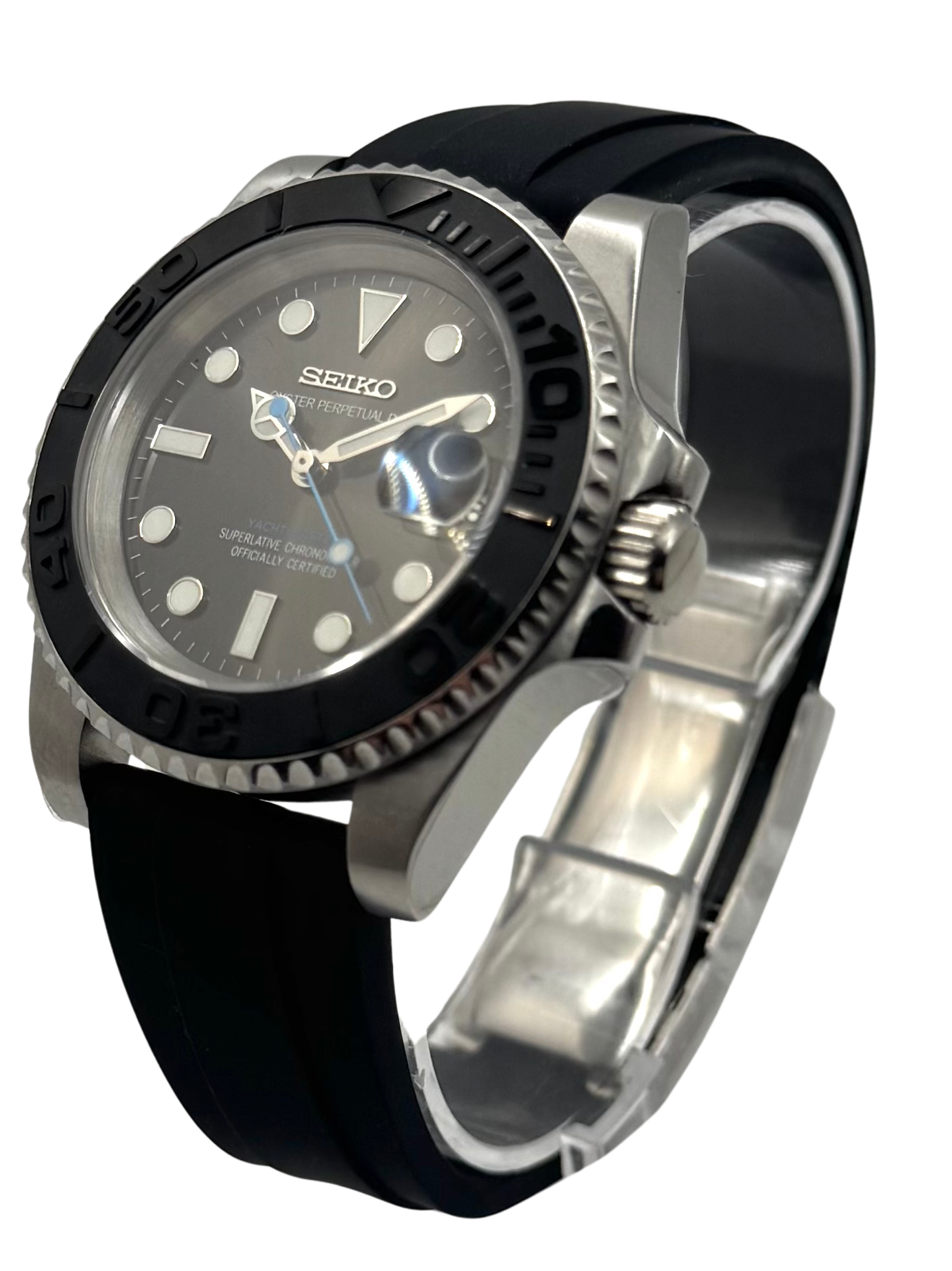 Seiko Yachtmaster - Silver Blue