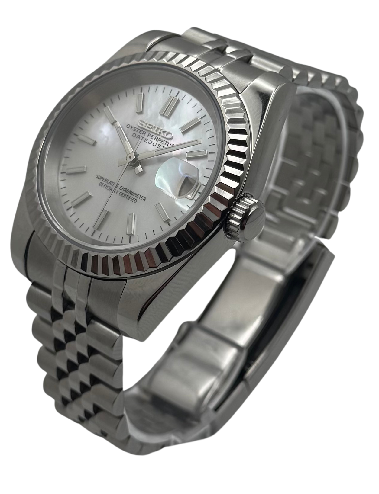 Seiko Datejust - Mother of Pearl