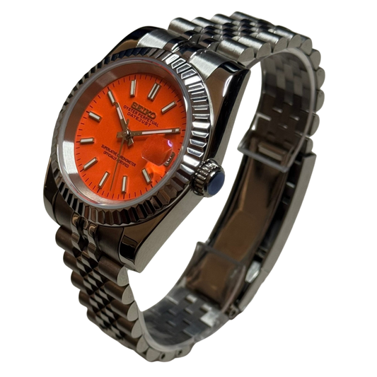 Seiko Mod Datejust - Orange