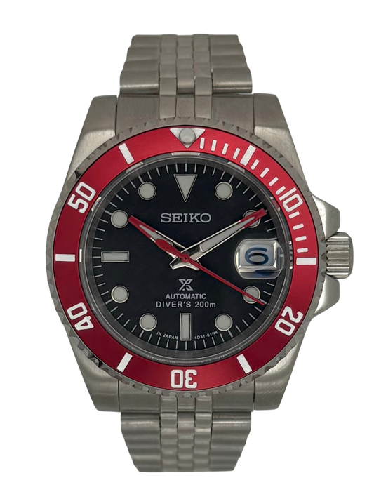 Seiko Diver - Red Carbon Fiber