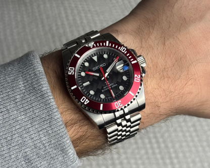 Seiko Diver - Red Carbon Fiber