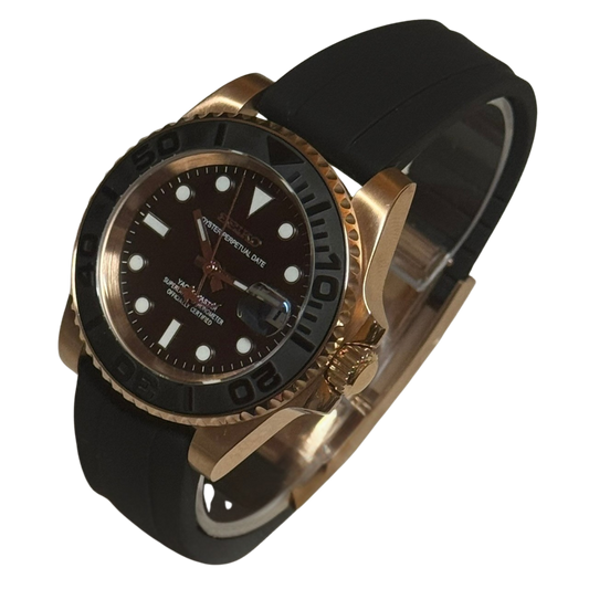 Seiko Mod Yachtmaster- Rose Gold Shark