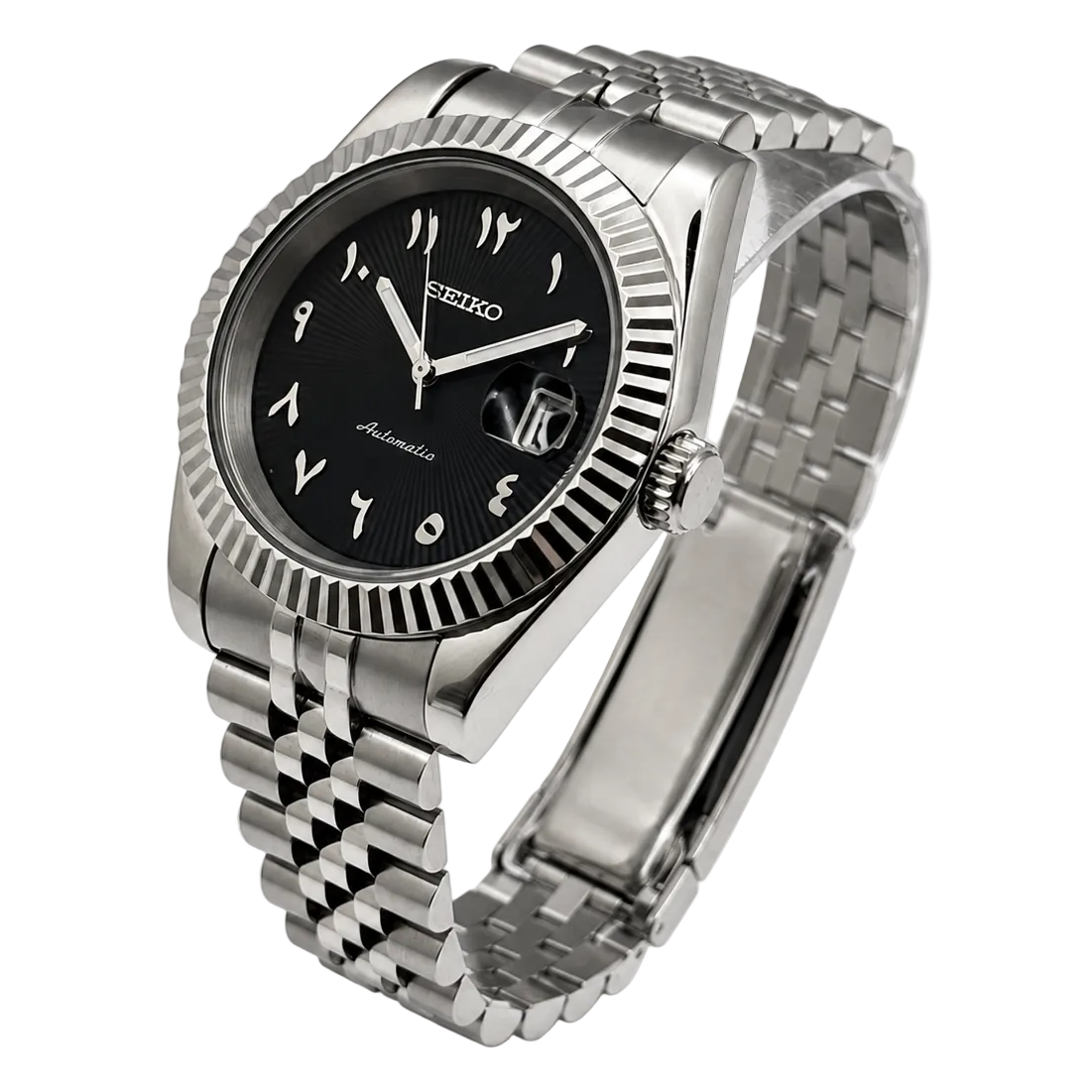 Seiko DateJust - Textured Black