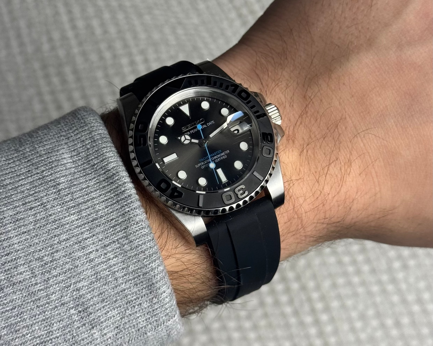 Seiko Yachtmaster - Silver Blue