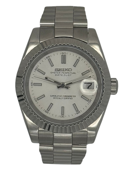 Seiko Datejust - Platinum Silver