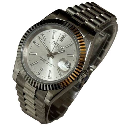Seiko Datejust - Platinum Silver
