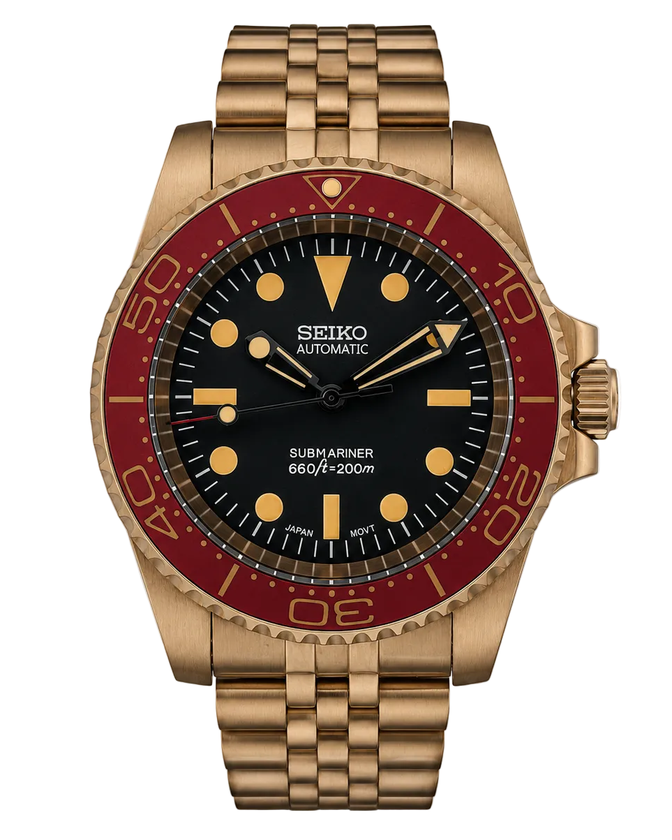 Seiko Submariner - Scarlet