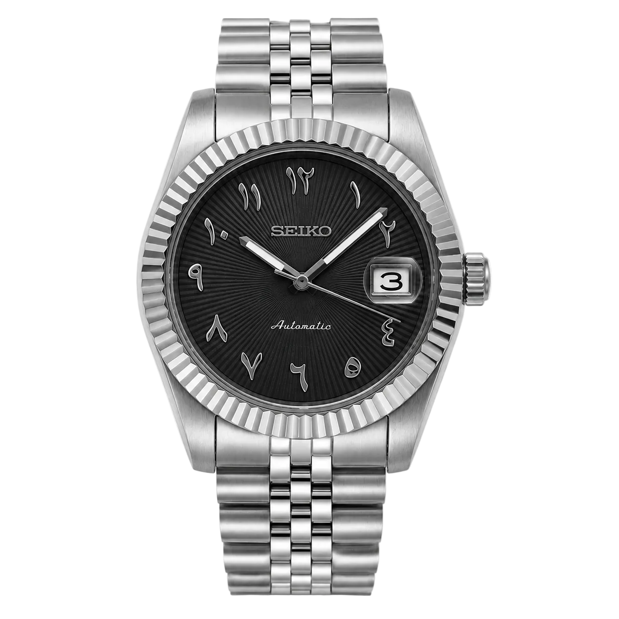 Seiko DateJust - Textured Black