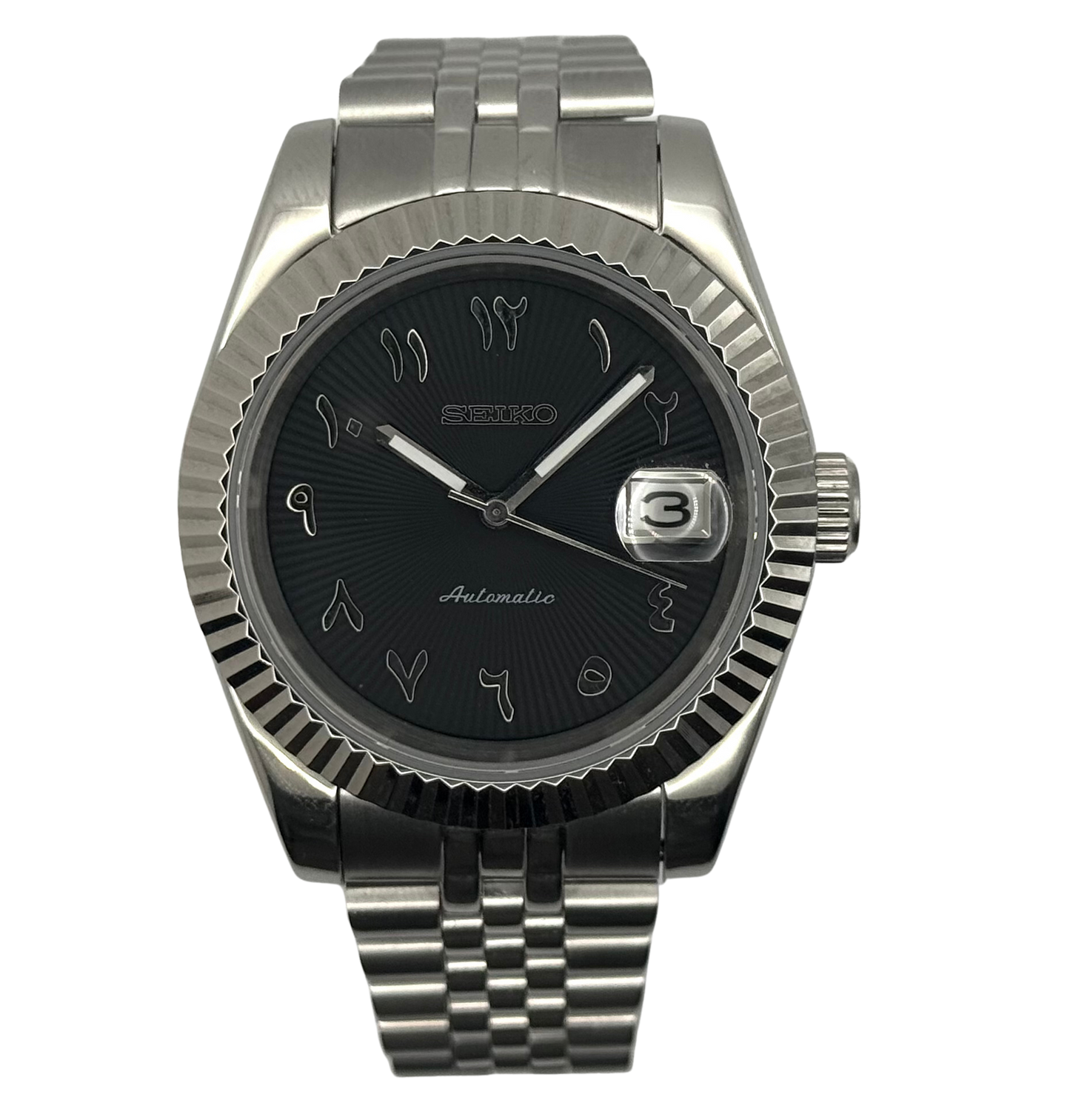 Seiko DateJust - Textured Black