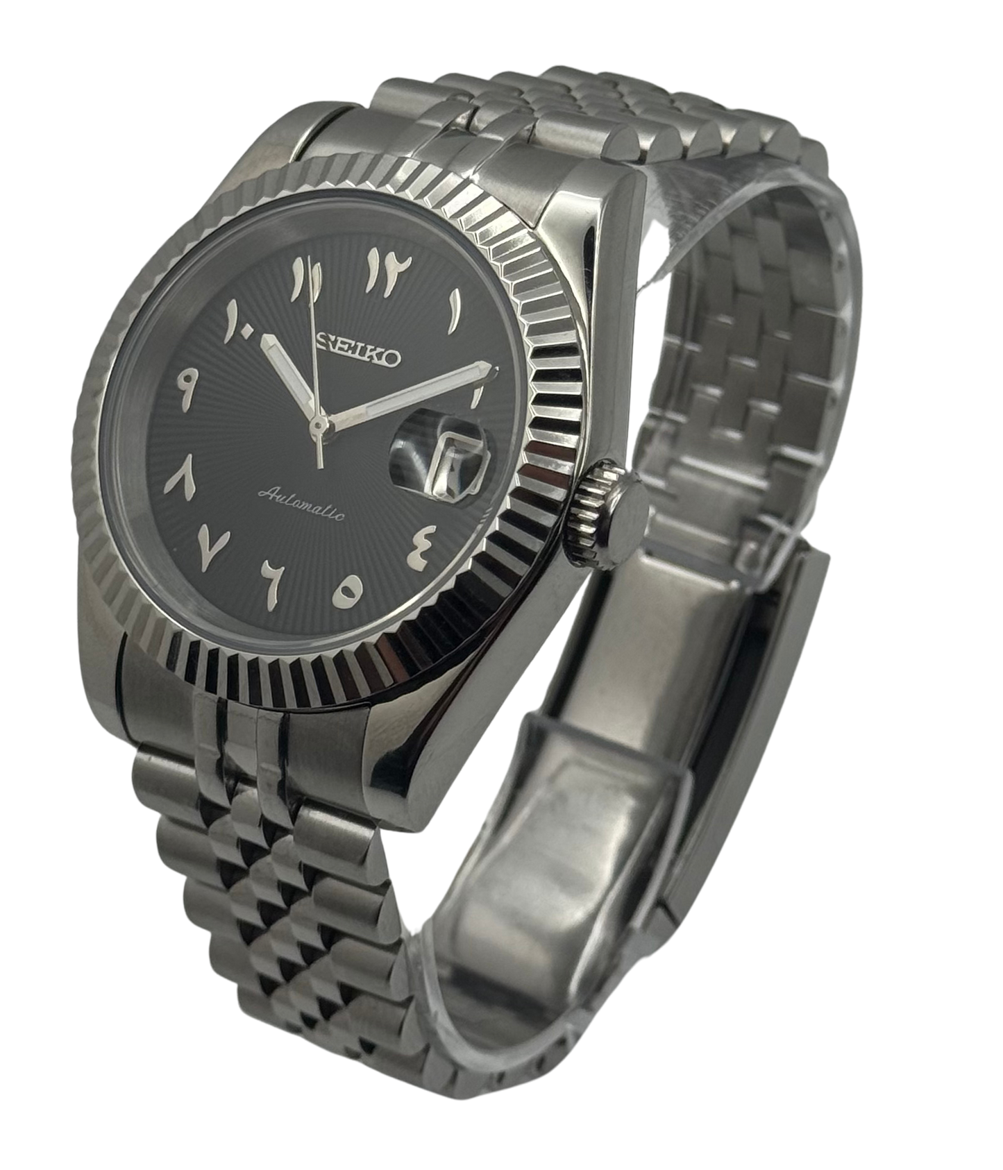 Seiko DateJust - Textured Black