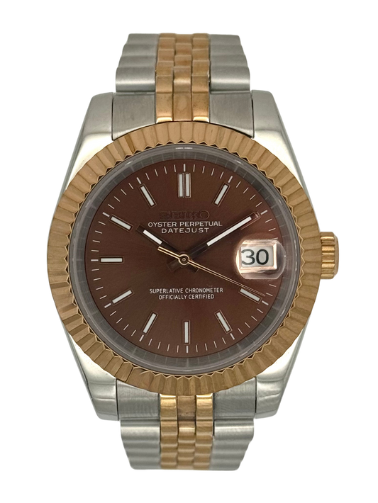 Seiko Datejust - Two Tone Rose Gold