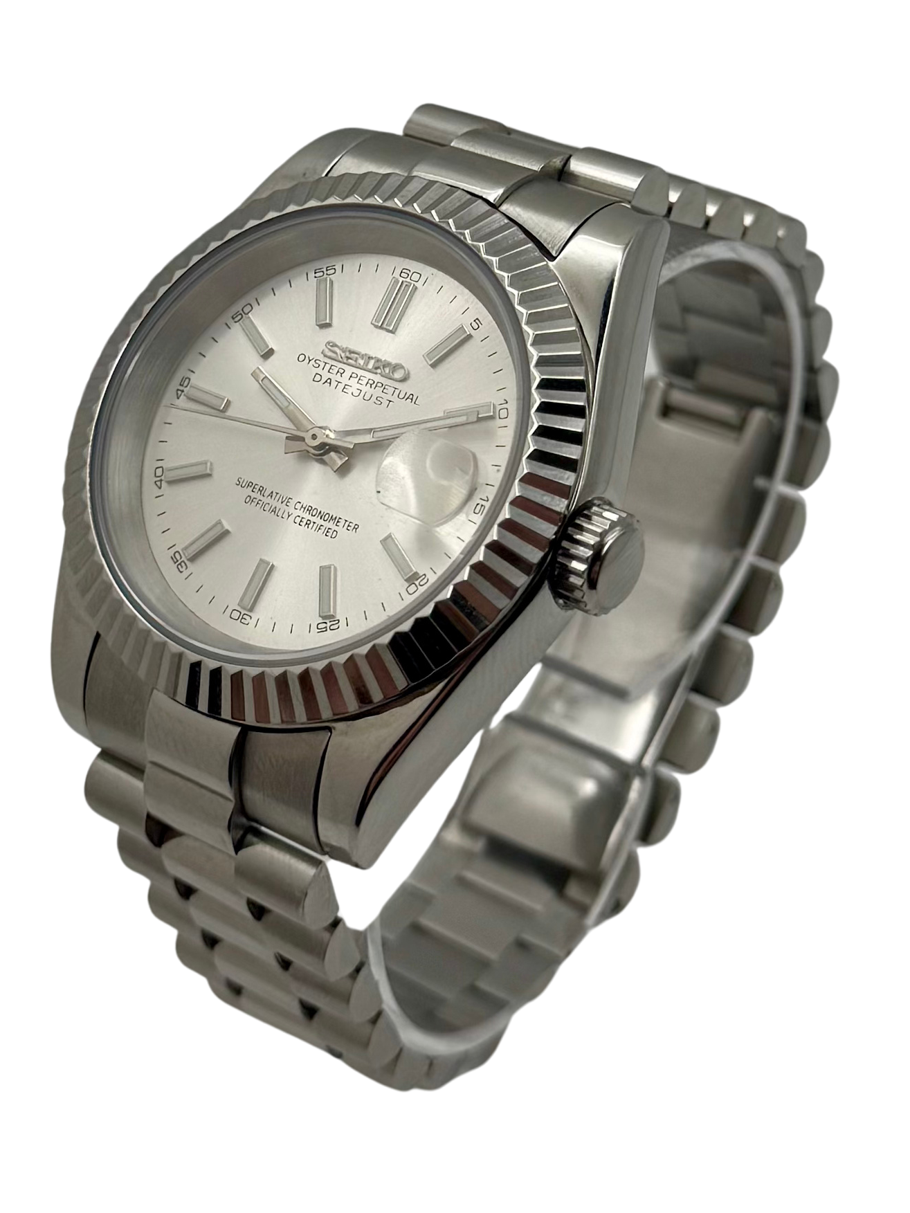 Seiko Datejust - Platinum Silver