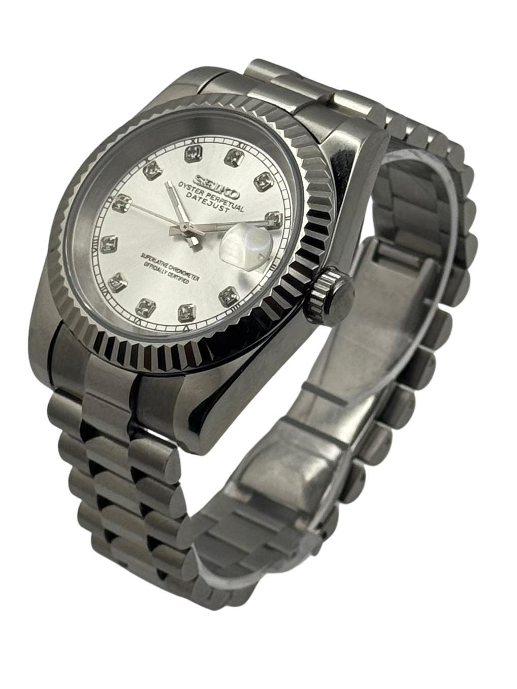 Seiko Datejust - Silver Diamond