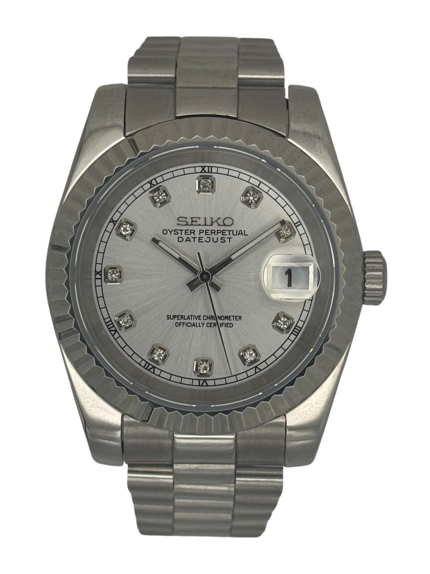 Seiko Datejust - Silver Diamond