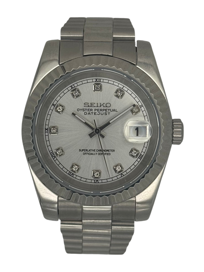 Seiko Datejust - Silver Diamond