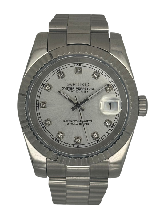Seiko Datejust - Silver Diamond