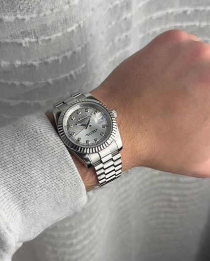 Seiko Datejust - Silver Diamond